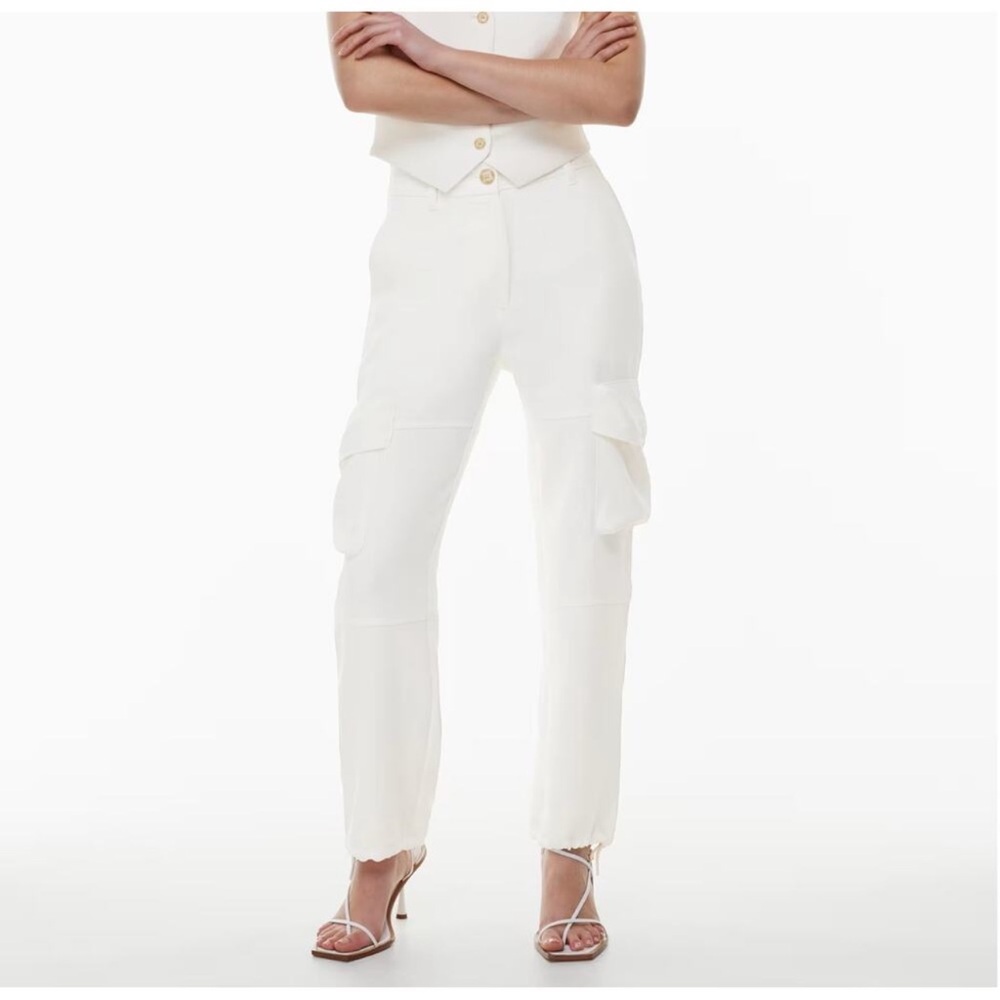 NWOT Aritzia Wilfred Project Cargo Pants Light Birch Size 6